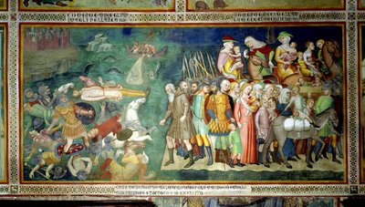 La Traversée de la Mer Rouge, 1356-67 - also Manfredi de Battilori Bartolo di Fredi